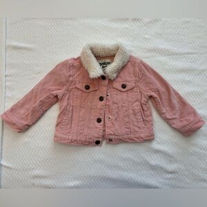Oshkosh B’Gosh Pink Corduroy with Sherpa Jacket